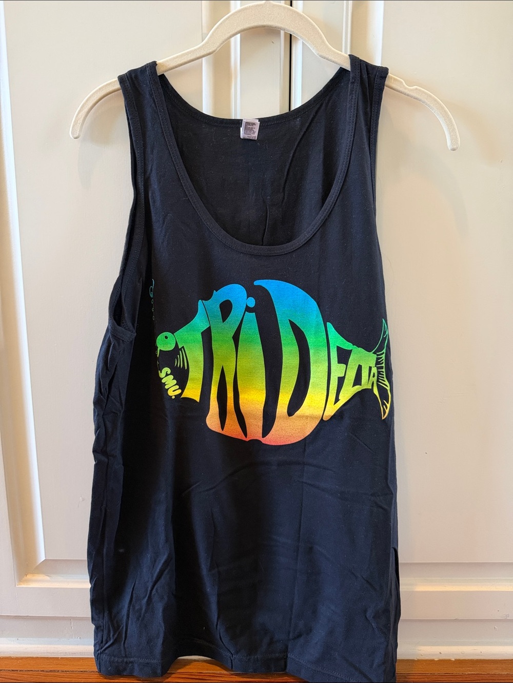 TRI DELTA American Apparel med Black Muscle Tank with PHISH inspired Graphic